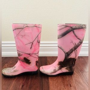Itasca Pink Cameo Rainboots